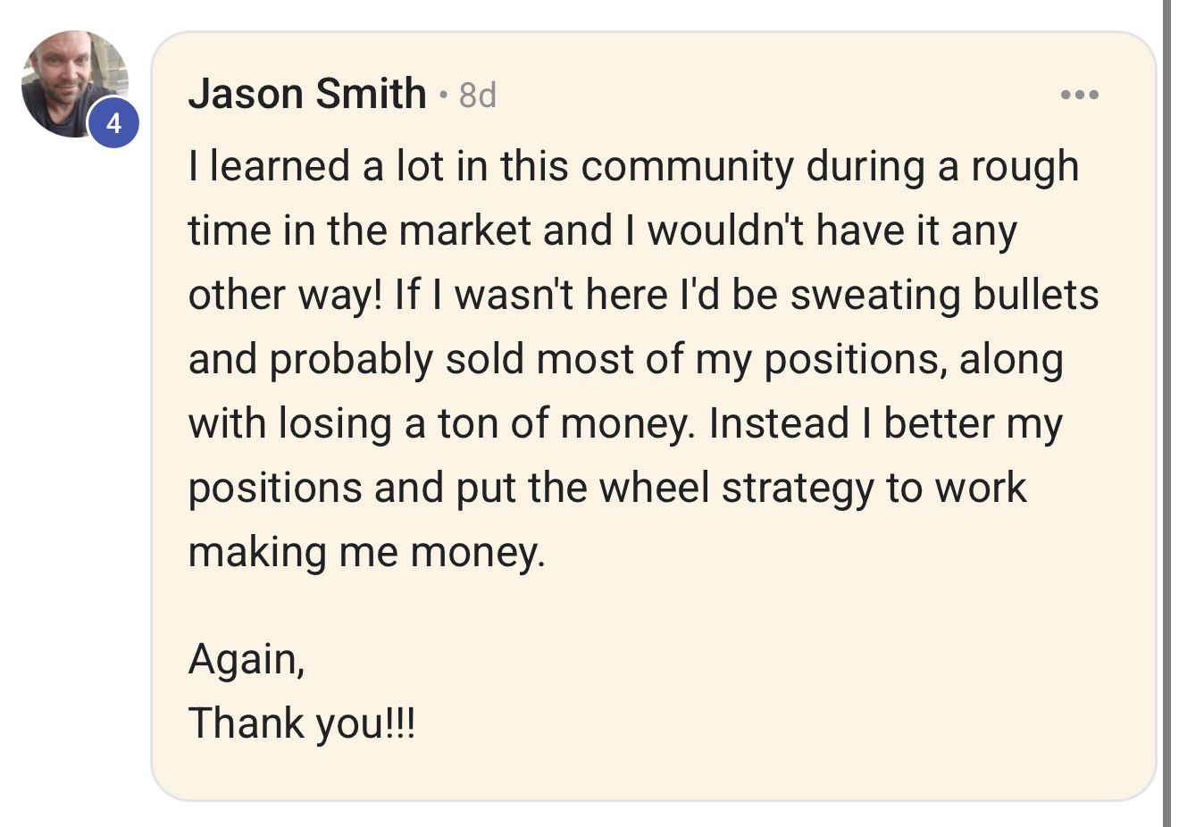Community testimonial 3